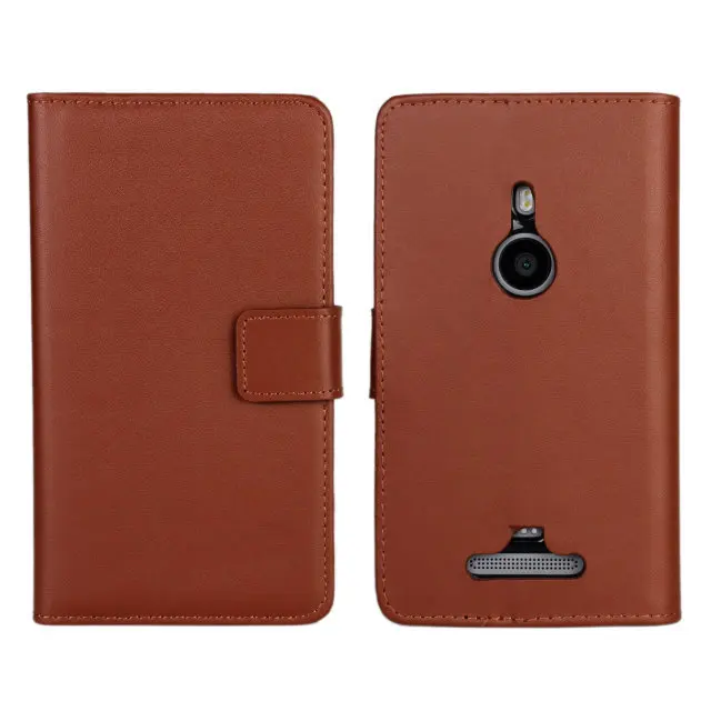 Чехол кошелек из натуральной кожи для Nokia Lumia 925 11 цветов|wallet fashion|wallet zipperwallet phone case |