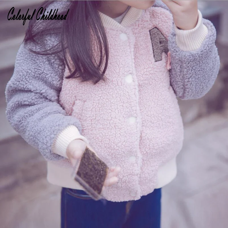 Зимние куртки для маленьких девочек теплое пальто из флиса Детская куртка