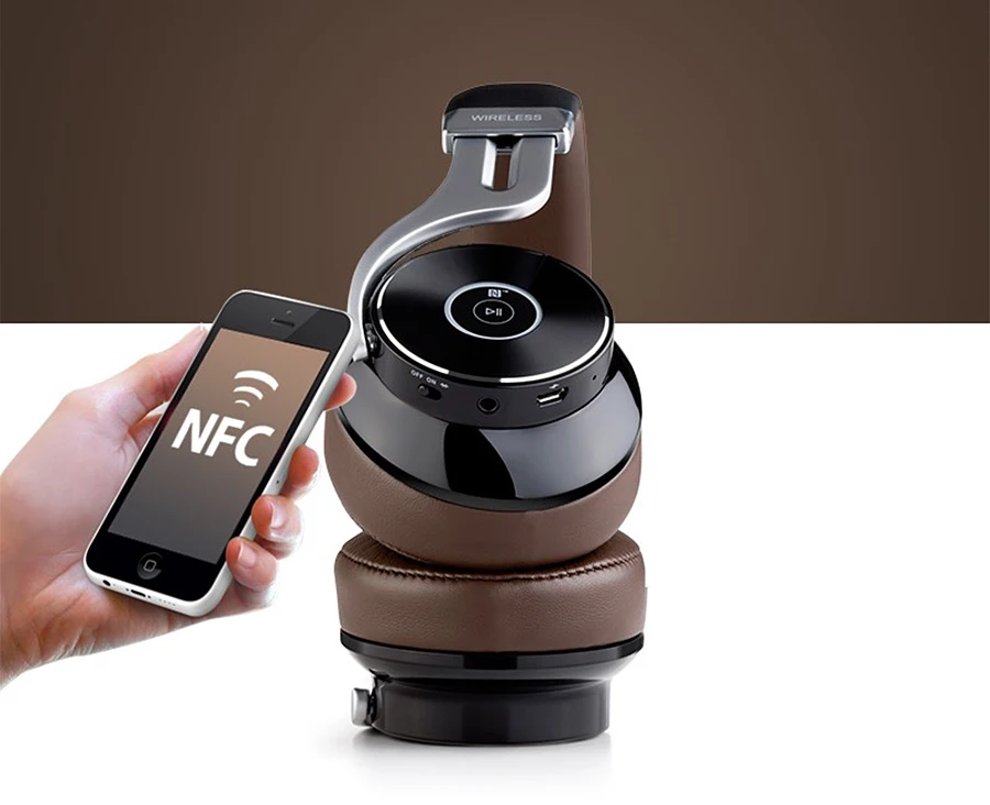EDIFIER W855BT Премиум Bluetooth гарнитура Bluetooth NFC сопряжение и Поддержка aptX удобное управление на ухо и поддержка звонков наушники