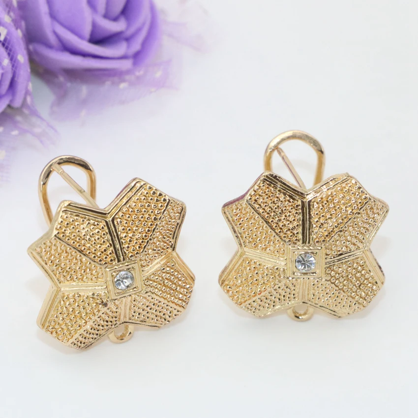 20mm Gold-color Stud Earrings for Girl Women Gifts Frost Matte Earring New Fashion Elegant Wholesale Price 1 Pair Jewelry B2830 | Украшения