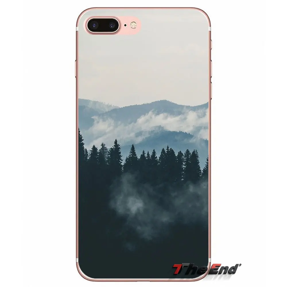 For Huawei P Smart Y6 P8 P9 P10 Plus Nova P20 Lite Pro Mini 2017 SLA-L02 SLA-L22 2i Forest Black And White Accessories Skin Case | Мобильные