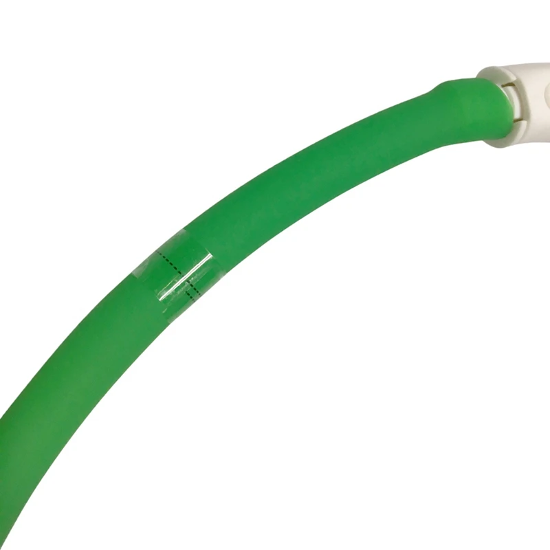 Ошейник для собак, кошек, светодиодный, перезаряжаемый через USB, ошейник для собак, светящийся в темноте, регулируемый ошейник, безопасный предупреждающий силиконовый ошейник для маленьких и средних питомцев