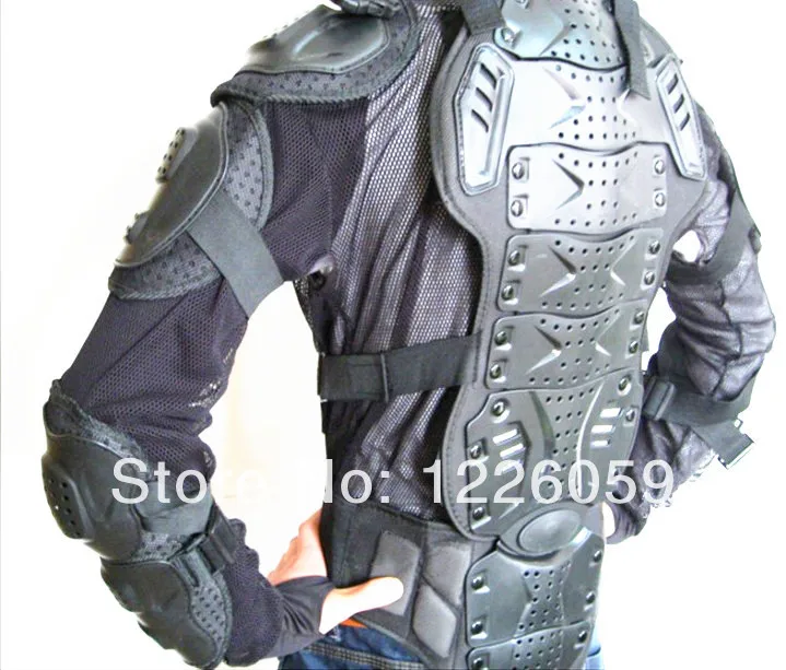 Motocross Motorcycle Full Body Armor Jacket Spine Chest Protection Gear Size S to 3XL | Автомобили и мотоциклы