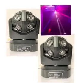 Новинка 12x10 Вт RGBW 4 в 1 Светодиодная лампа с движущейся головкой DMX512 светодиодная