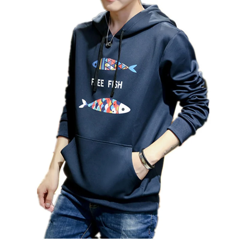 

Hoodies Men 2017 New Brand Hoodie Streetwear Cartoon Printing Hoodies Men Fashion Tracksuit Male Sweatshirt Hoody Mens Clothing