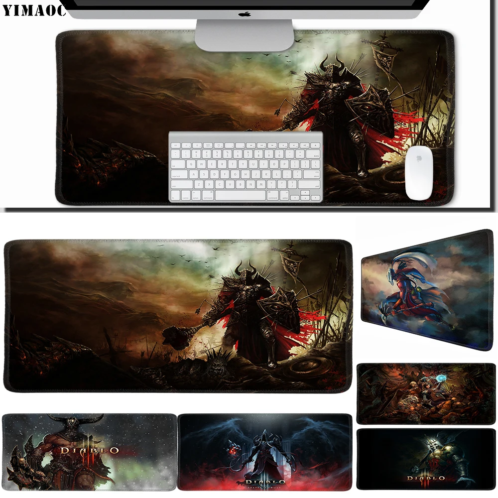 YIMAOC 40*90 см большой коврик для мыши геймерский резиновый игровой Настольный с