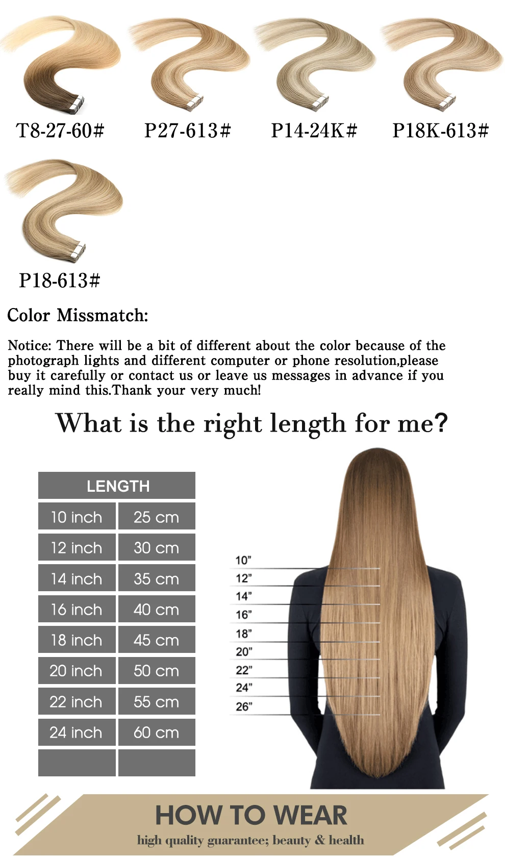 Neitsi Machine Made Remy Tape In Human Hair Extensions 20" Double Side Tape Straight Ombre Skin Weft Hair+ Free Exchange Tapes