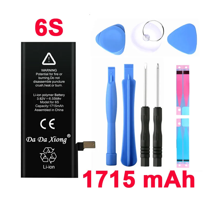 Бренд Da Xiong 1715mAh настоящий литий-ионный аксессуар для мобильного телефона Сменный аккумулятор для iPhone 6S