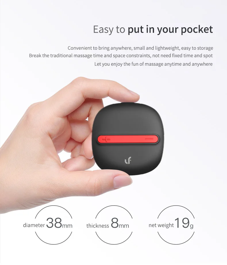 Xiaomi Lf Портативный электрический стимулятор полное расслабление тела мышечная терапия массажер волшебный массажный пластырь и удлинитель