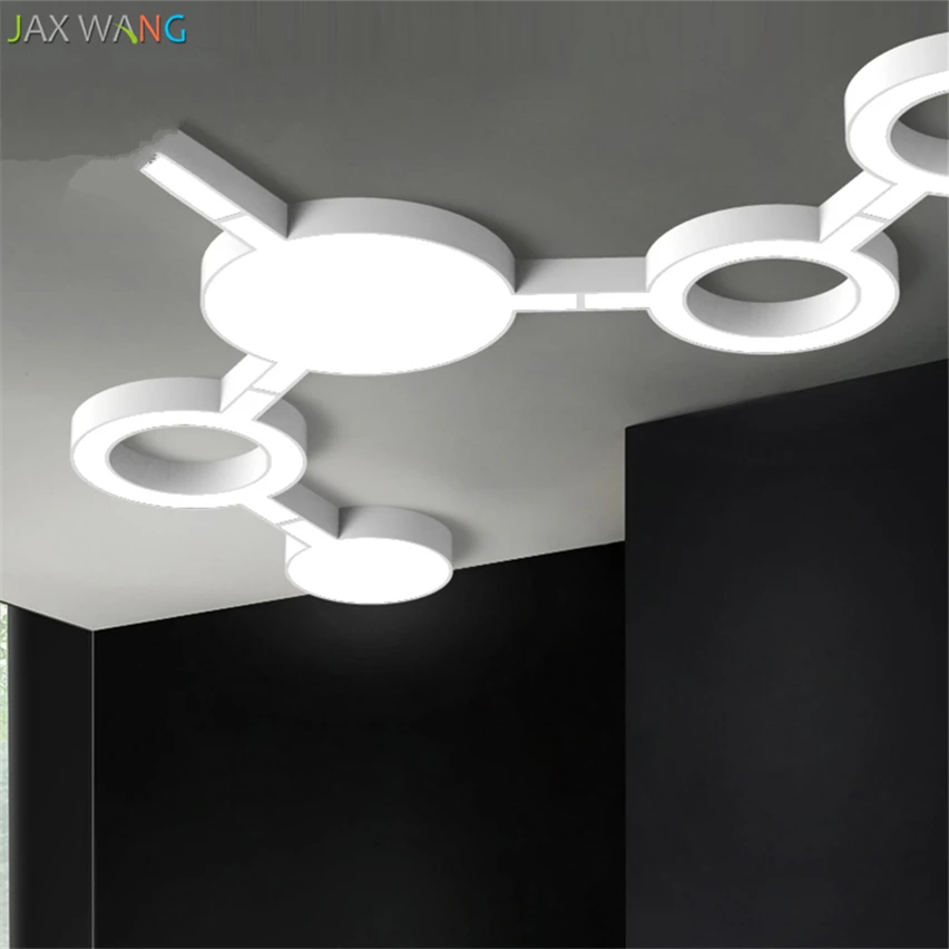 Modern Simple crop circle Led ceiling lights plafond lamp for home living room light fixture bedroom lamps | Лампы и освещение