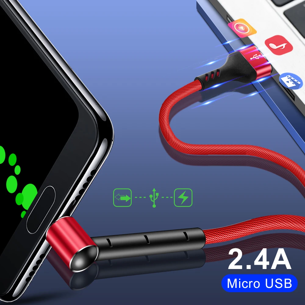 Marjay Micro USB кабель быстрой зарядки Microusb зарядное устройство шнур для samsung S7 Xiaomi Redmi