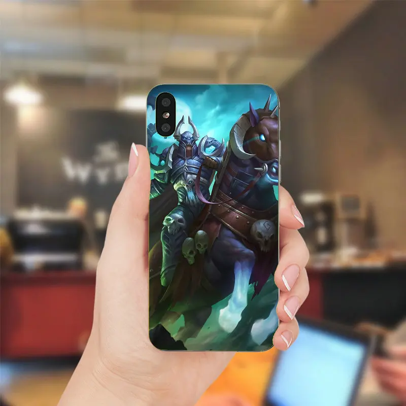 Мир Warcrafts Lich King бури Мобильные аксессуары чехол для iPhone 8 7 6 S Plus X XR XS Макс 5 5S SE 5C 4S 4