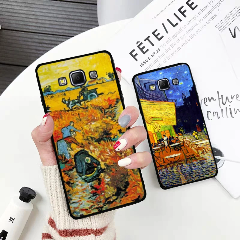 Силиконовый чехол с изображением звездной ночи для Samsung A2 Core A3 A5 A6 Plus A7 A8 A9 A10 A30 A50 A60