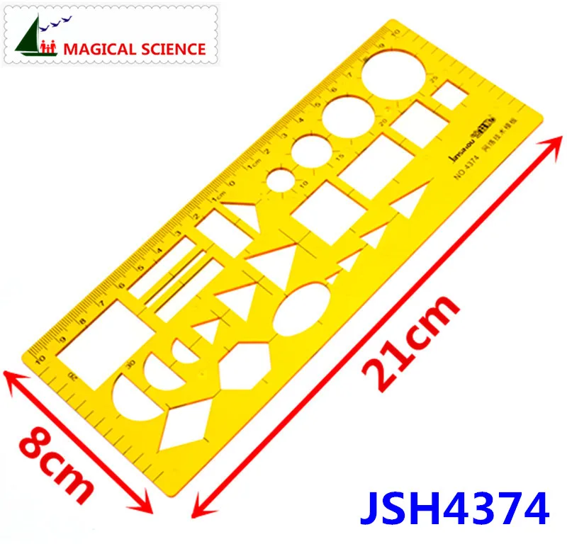 Пластиковая сетевая технология шаблон линейка для рисования студентов
