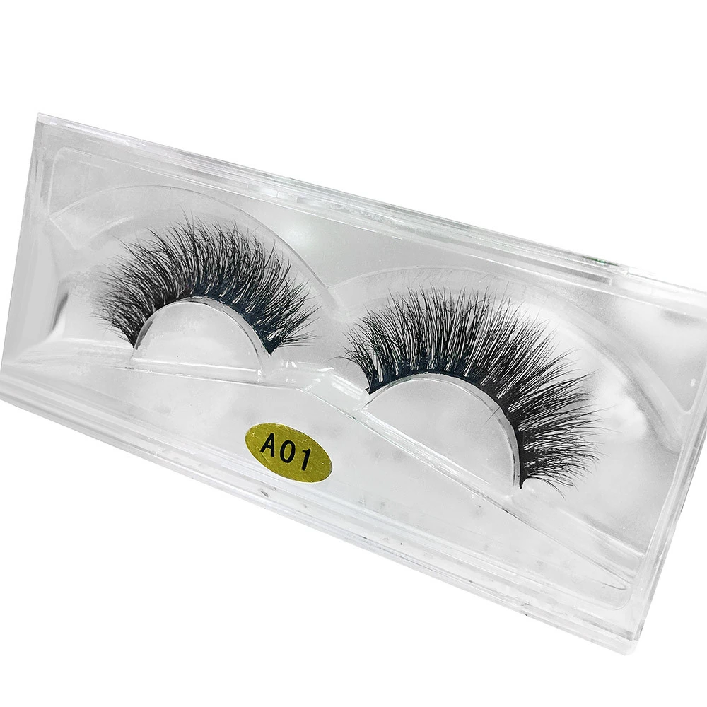 3D природные Multi Слои толстый крест ресницы накладные A01|Накладные ресницы| |