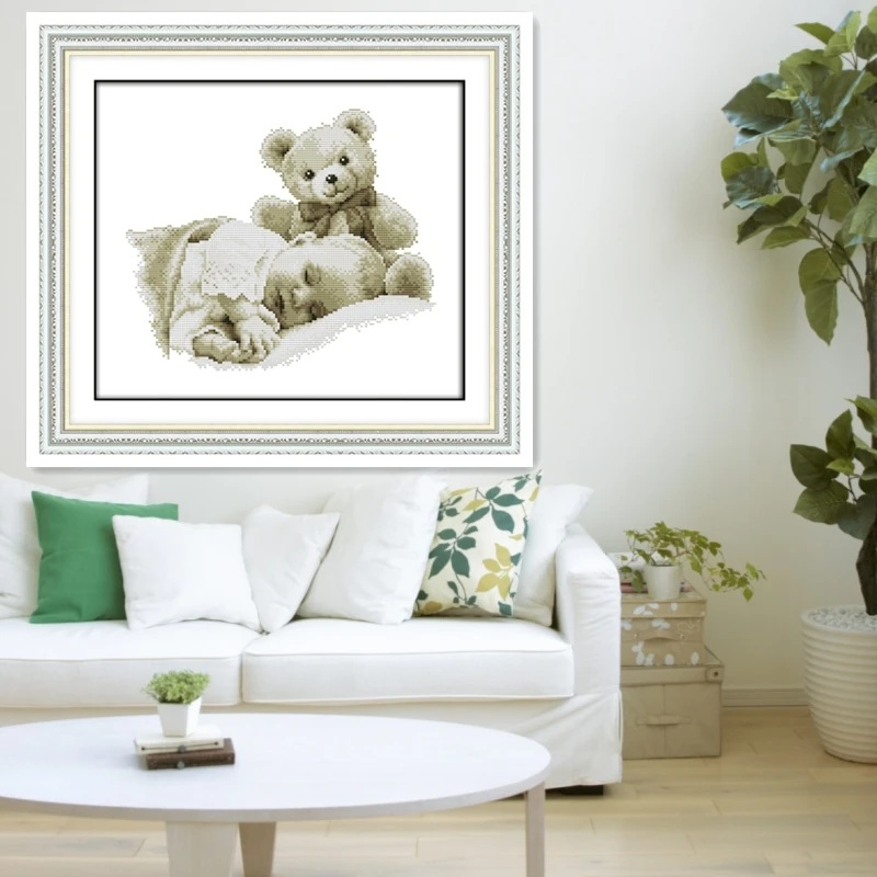 Набор Спящий мальчик и кукла набор сделай сам китайский Счетный крестообразный