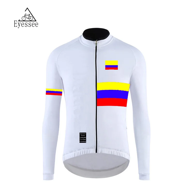 2019 Eyessee Мужчины с длинным рукавом Велоспорт трикотаж s Pro Fit дорожный велосипед MTB