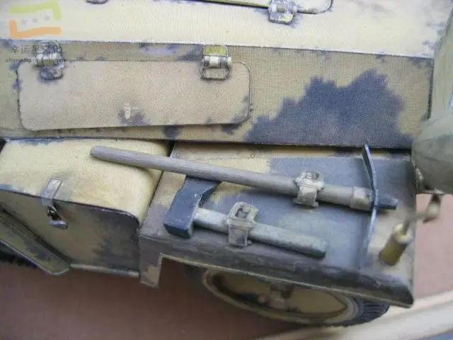 Немецкие Sdkfz250-3 типа полу-подсветка для гусеницы бронированный автомобиль Военная Модель 3d бумажная модель DIY Ручная работа