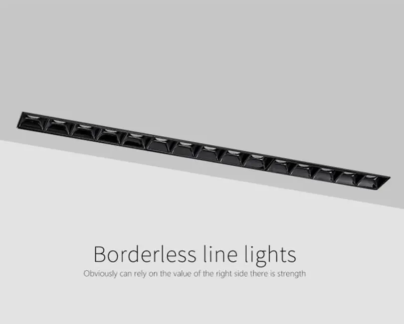 6X бескаркасная линейная лампа 85-265 в креативная полоса для гостиной коридора