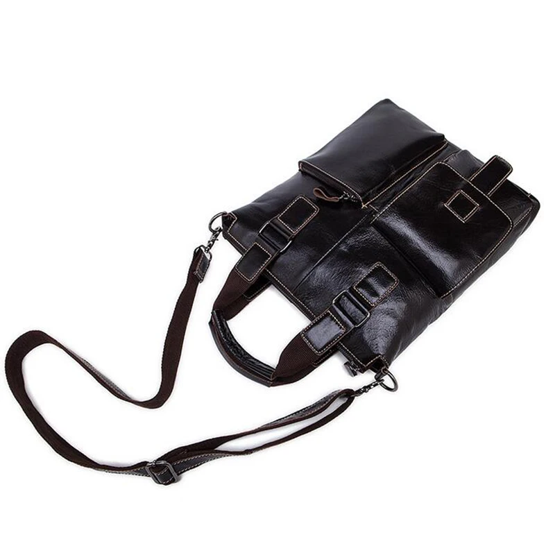 Senkey style Fashion Genuine Leather Men Bag Messenger bags casual Men's Travel bag man leather crossbody shoulder Handbags |