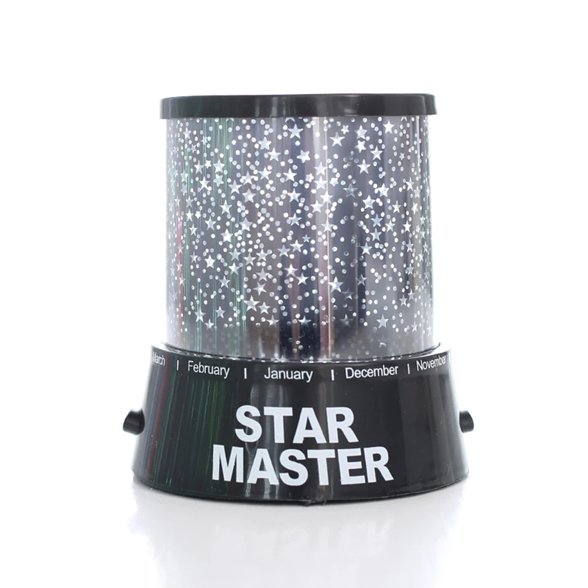 LED Night Light Projector Starry Sky Star Moon Appy Birthday Master Children Kids Baby Sleep Colorful Projection Lamp Lights | Лампы и
