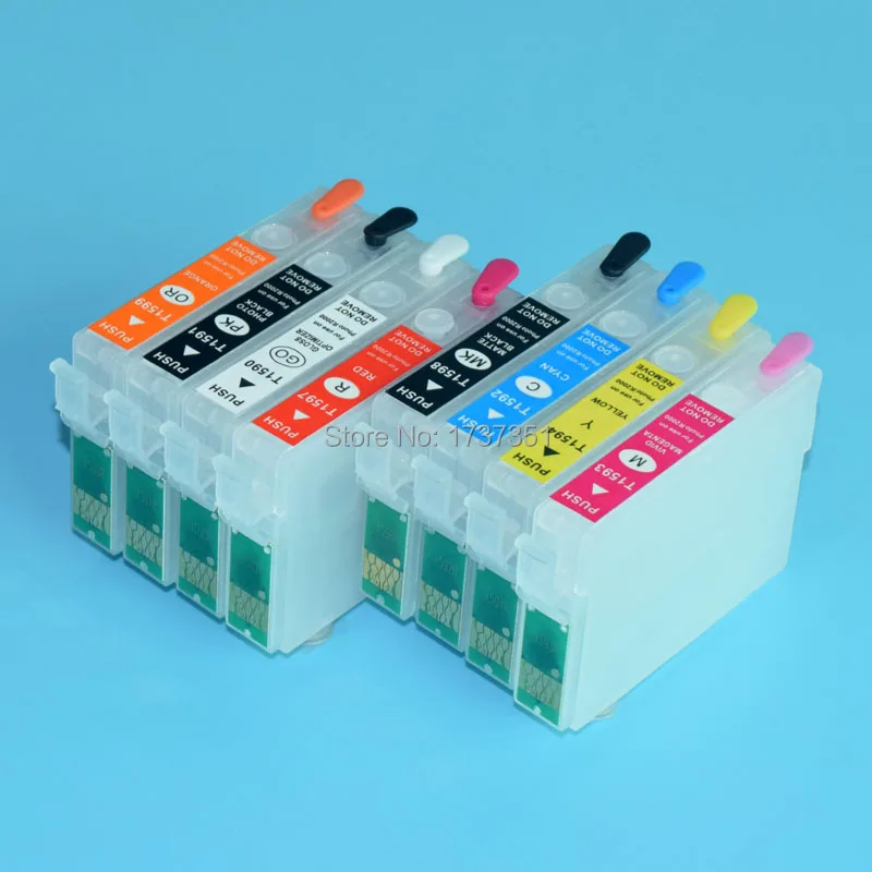 Для Epson Stylus R1900 1900 заправка картриджей с ARC чип для T0870 T0879|ink cartridge|refillable ink