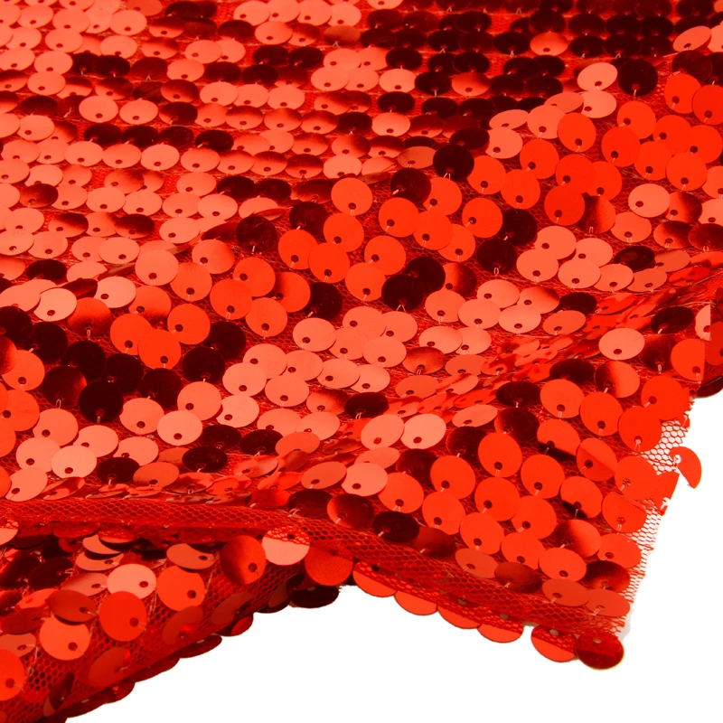 9 мм с сияющими блестками Блёстки Ткань полиэстер вышитые метр tissus для шоу платье