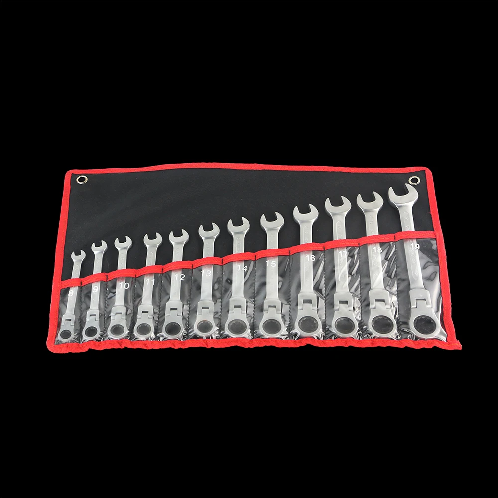 12pcs The Key With Combination Flexible Ratchet Wrench Auto Repair Set Of Hand Tool Spanners A Keys Llaves Herrami AD2004 | Инструменты