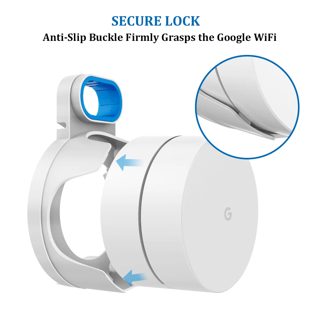 Настенный Настольный кронштейн для Google Wifi кронштейн безопасности Белый