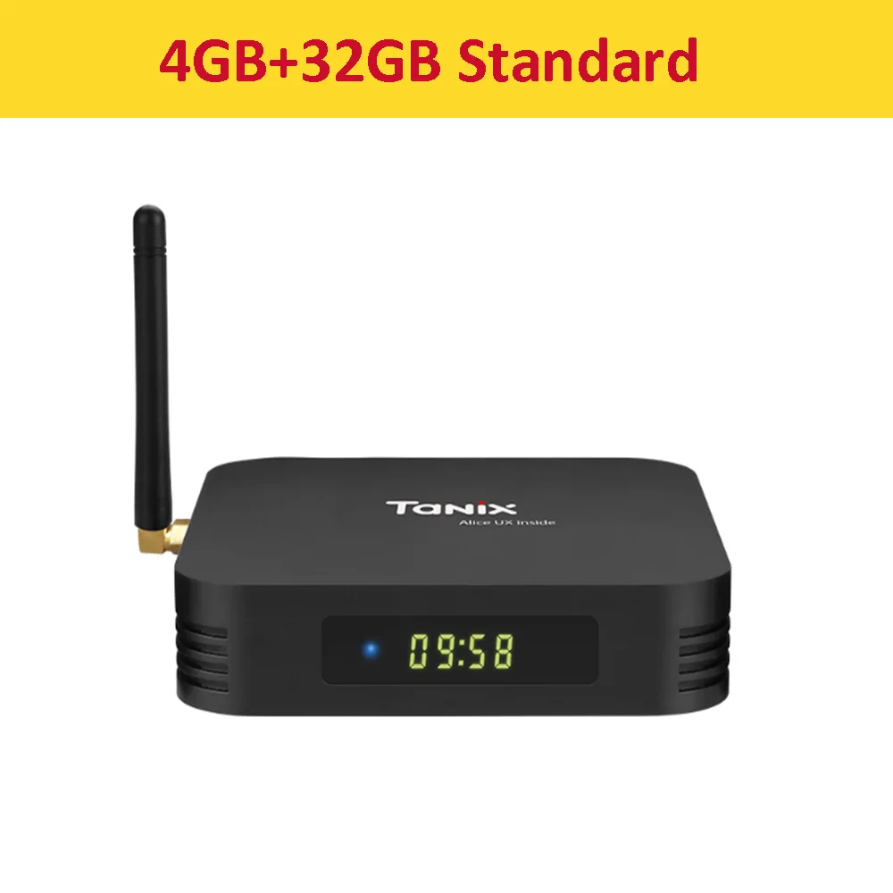 4G 32G Standard Tanix обновление TX6-A Android 9,0 ТВ приставка Allwinner H6 4 Гб 64 Гб 2,4 ГГц 5 ГГц wifi BT4.1 поддержка 4 к H.265 Bluetooth 4,0 wifi ТВ приставка - Цвет: 4G 32G Standard