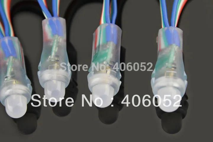 1000 шт. 12 мм IP65 Водонепроницаемый RGB LED Пиксели Модули пиксель строка | Лампы и