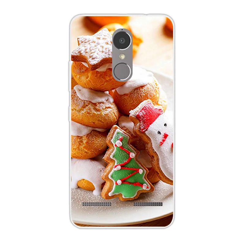 Силиконовый чехол для lenovo K6 power Fundas для lenovo K6 power 5,0 ''дизайн для рождественского сезона чехол для телефона для lenovo Vibe K6 Fundas - Цвет: 04