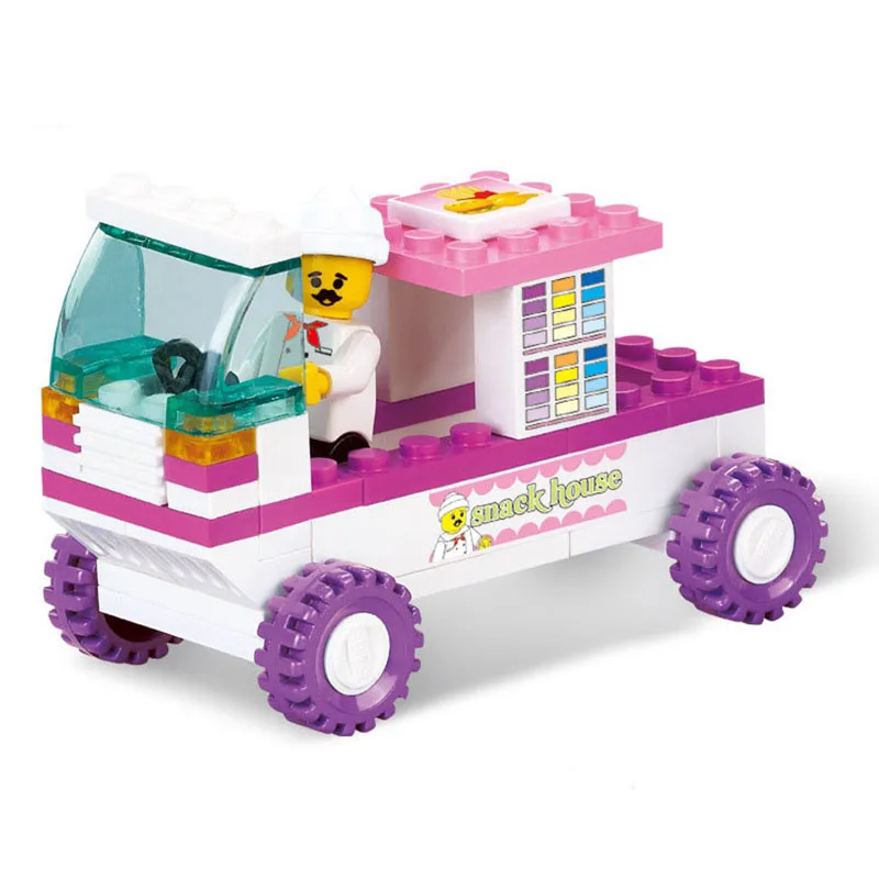 Pink Dream Food truck 102pcs/set Model Free Shipping | Игрушки и хобби