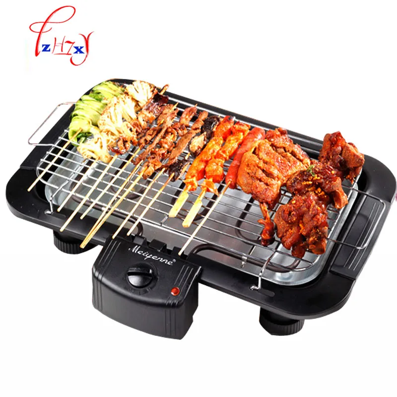 저렴한 2000 W 전기 난방 무연 바베큐 그릴 실내 탄소 무료 전기로 바베큐 JBQ-01A