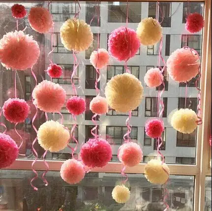 Женатые предметы декора пион бумага Гирлянда иностранная 30 см цветы шар DIY