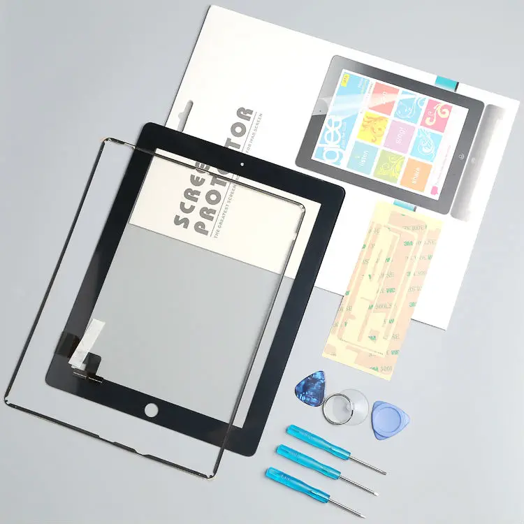 Для iPad Mini 2 A1489 A1490 A1491 Mini2 сменный ЖК-дисплей+ сенсорный экран дигитайзер+ кнопка Home+ микросхема черно-белый