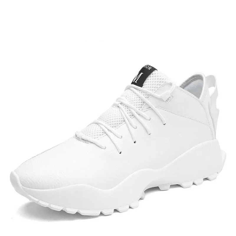 Мужские кроссовки для бега Zapatos черные и белые прогулок MM-28 2019 | Спорт развлечения