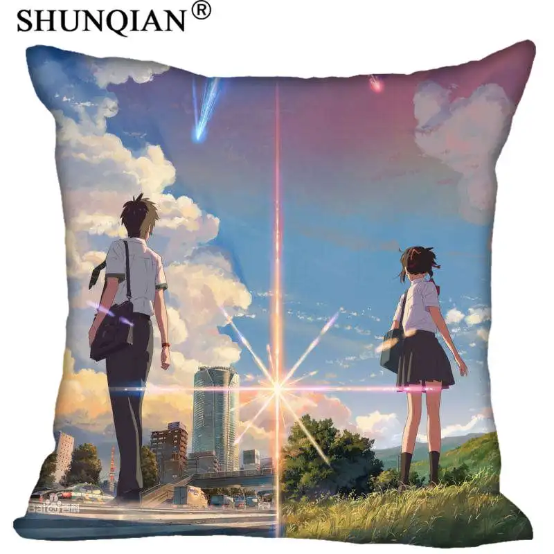 

High Quality Your Name Style throw Pillowcase Square Zippered Pillow Cover Custom Gift 40x40cm Drop Shipping