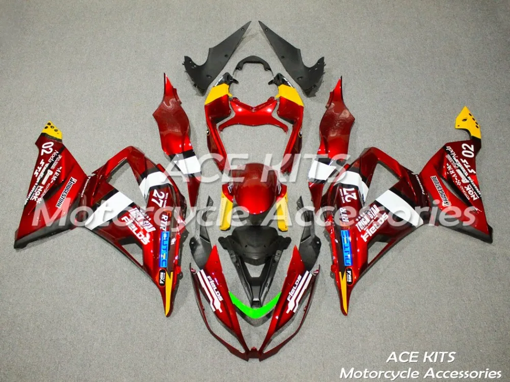 

Новый обтекатель для мотоцикла из АБС-пластика для kawasaki Ninja ZX6R 636 2013 2014 2015 2016, обтекатель под давлением любого цвета, все имеются ACE No.80