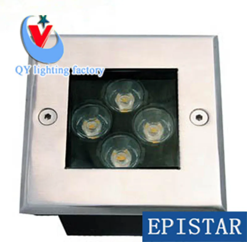 

DHL Fedex Free shipping 4W LED underground light LED spotlight DC12V 24V OR AC85-265V