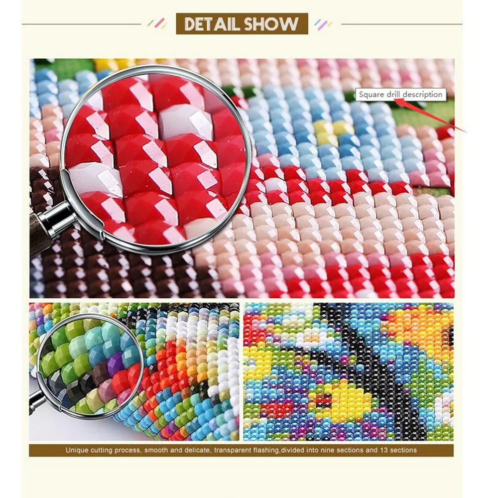 Полноразмерная/круглая Алмазная 5D картина сделай сам животное птица мозаика