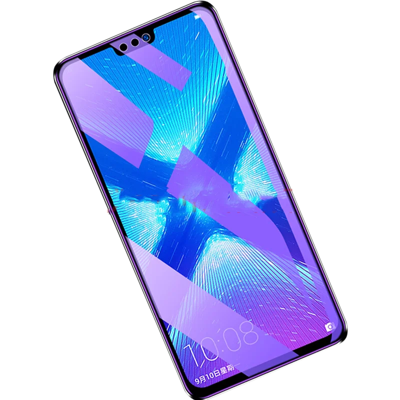 EXUNTON полное покрытие анти-синее Закаленное стекло протектор экрана для VIVO IQOO U1