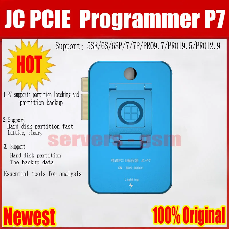 Инструмент для программирования JC P7 PCIE NAND Flash IC инструмент тестирования