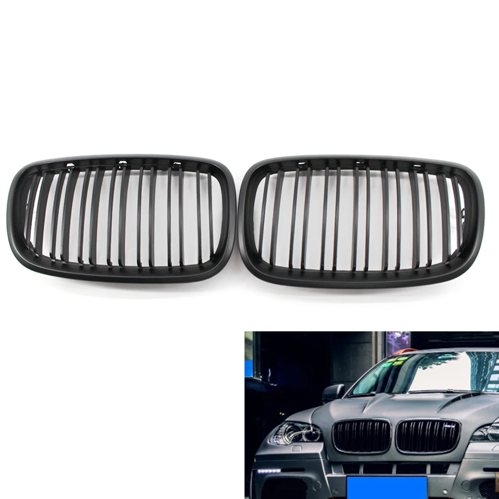 

2 шт./комплект, автомобильная решетка для BMW E70 X5 E71 X6 07-14