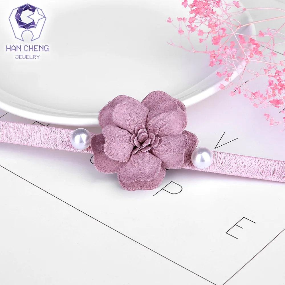 Новый Модный жемчужный полиуретановый пояс HanCheng большой ожерелье-чокер с