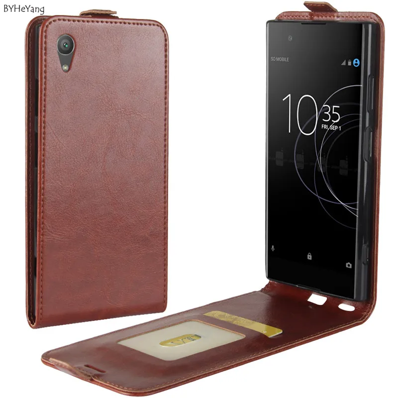 Роскошный флип-кейс BYHeYang из искусственной кожи для Sony Xperia XA1 Plus чехол 5 &quot