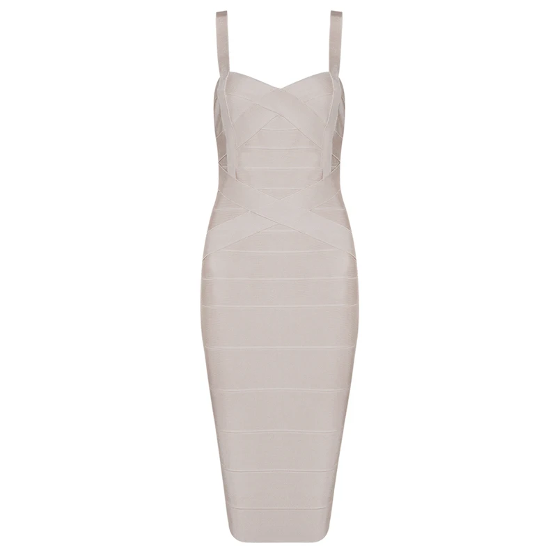 Bqueen, новинка, женское Бандажное платье, сексуальное, как у знаменитостей, эластичное, для девушек, на бретельках, для подиума, для клуба, бодикон, платья для вечеринок, миди