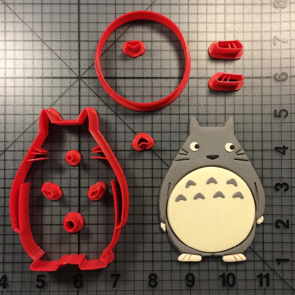 Милые животные кошка печенья резак формочка для форма кекса на заказ 3D печатных в