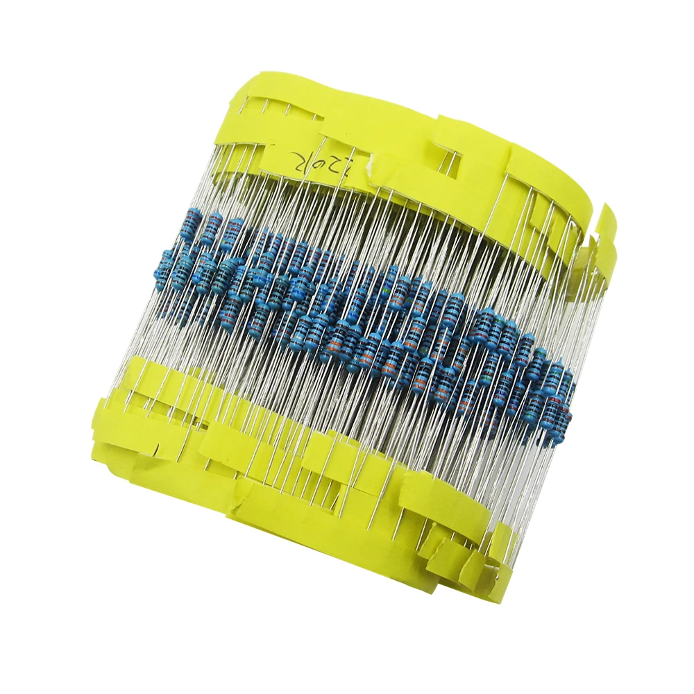 

30valuesX20pcs=600pcs,1/4W 1% Metal Film Resistor Samples kit