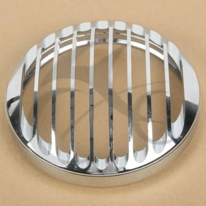 Мотоцикл 5 3/4 &quotчерный хром CNC фары головной свет Гриль Крышка для Harley Sportster XL 883 1200